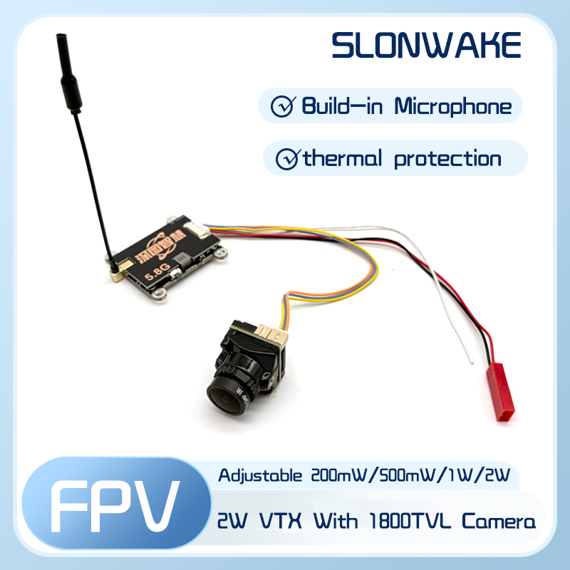 Fpv Drone Transmitter - SLONWAKE 5.8G 56CH 2W передатчик VTX