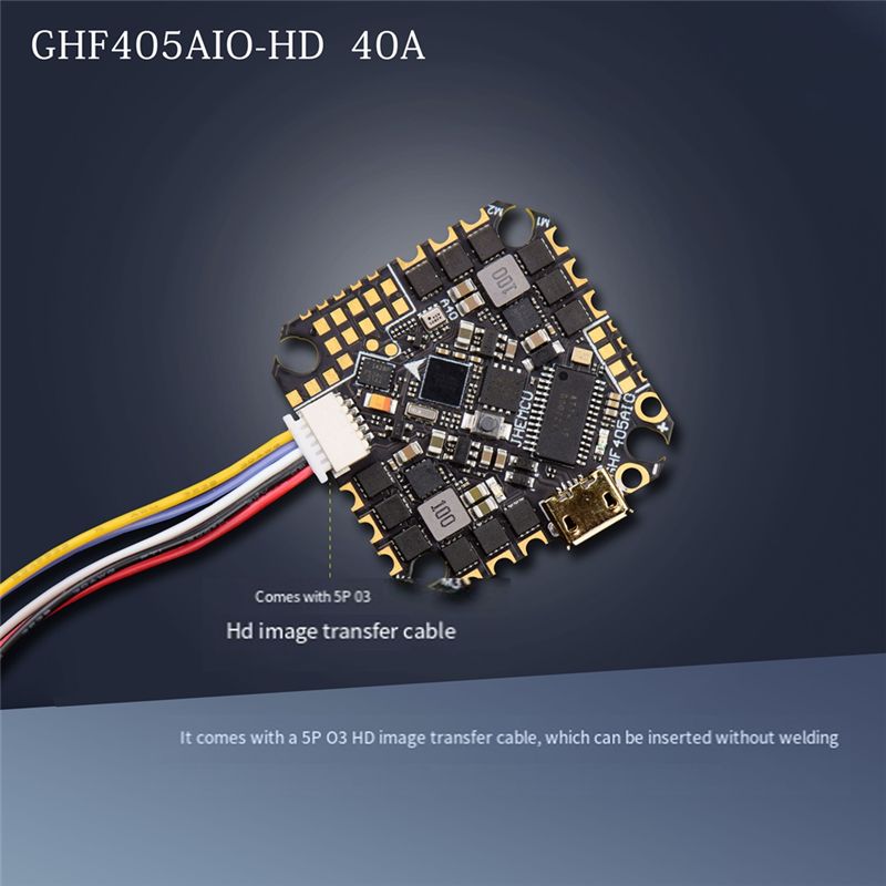 ABTI-GHF405AIO-HD 40A AIO Плат – обзор и цена Fpv Drone Esc